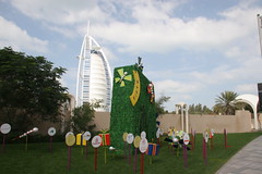 Dubai Shopping Festival dsf promotion, Burj Al Arab in background