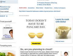 Pancake day - Wonderbra ads on Delia Online!