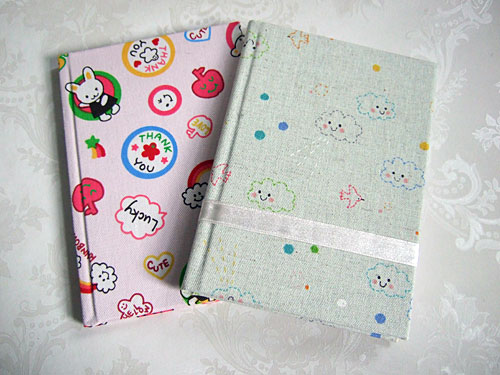 Kawaii Fabric Notebooks