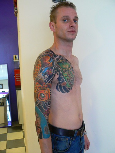 rene's sleeve by White Trash Tattoo, Neerpelt