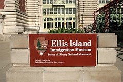 Ellis Island - Sign