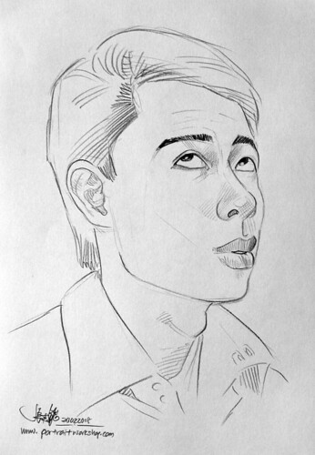 guy portrait pencil sketch 6