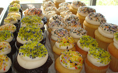 Vanilla Buttercream Cupcakes at Saint Cupcake