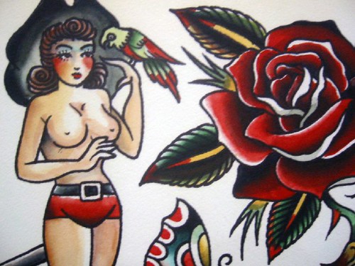 Vintage Tattoo Flash Art 11