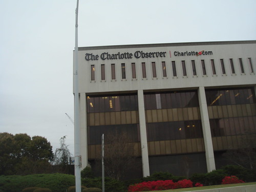 the charlotte observer logo. the charlotte observer logo.