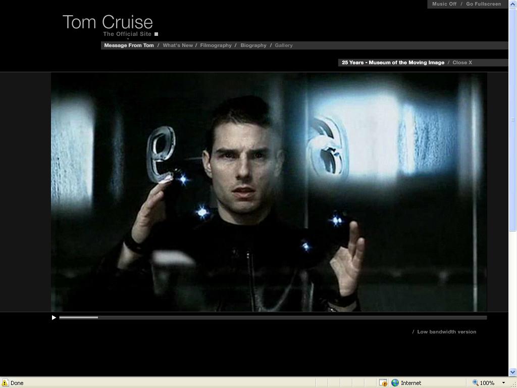 Tom Cruise Official Website
