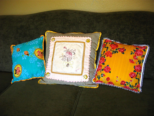 3 new pillows