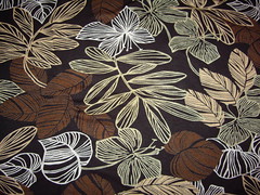 leaf print viscose jersey