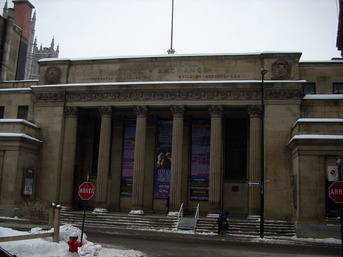 The old Montreal Stock Exchange