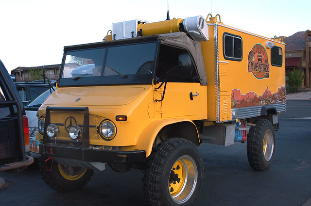 coyote truck utah utility mercedesbenz vehicle moab backside unimog nontourist