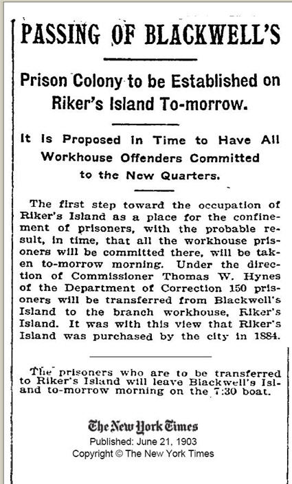 nyt - 1903 june 21 - blackwell prison at 79p