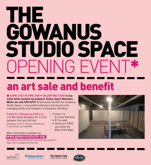 Gowanus Studio Space Opening