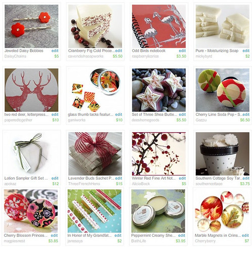 holiday red&white stocking stuffers
