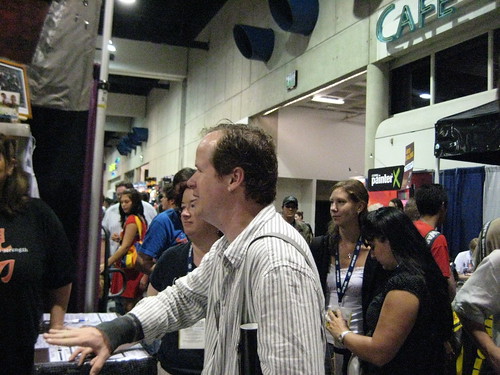 Joss Whedon at the Browncoats Booth