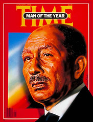 President Sadat on the time cover for th by Kodak Agfa, on Flickr
