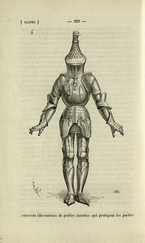 Eccentric helmet and suit of armour