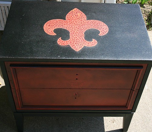 Nightstand for Ed in Detroit by Rick Cheadle Art and Designs