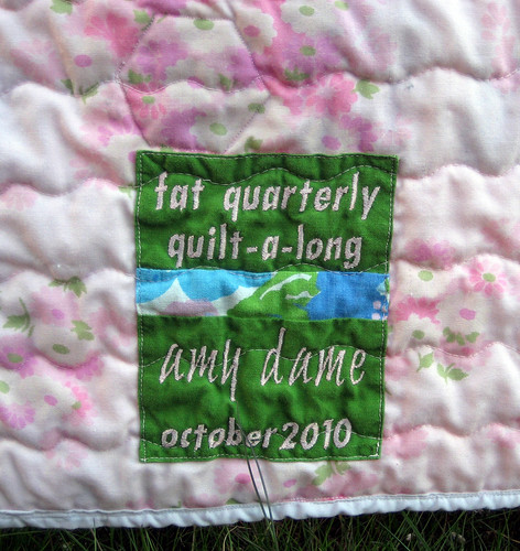 fat quarterly label