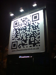 QR code on billboard