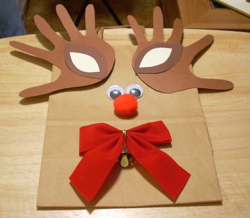 Reindeer Gift Bag 6 EnigmaArtist.com