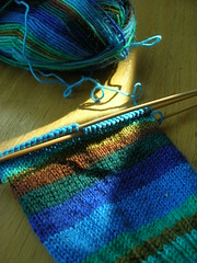 sock  (by aswim in knits)