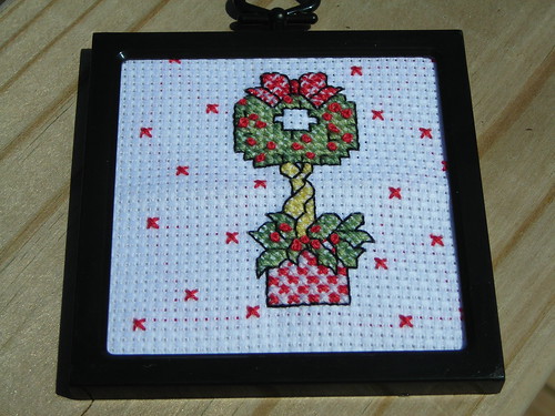 Topiary Cross Stitch