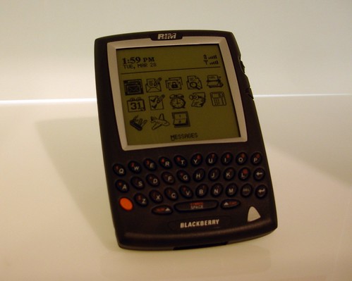 Old Blackberry on display
