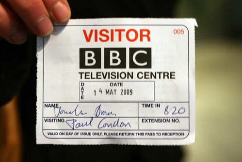 BBC  visitor pass
