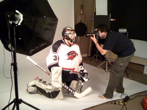 Behind the Scenes: Hockey Player