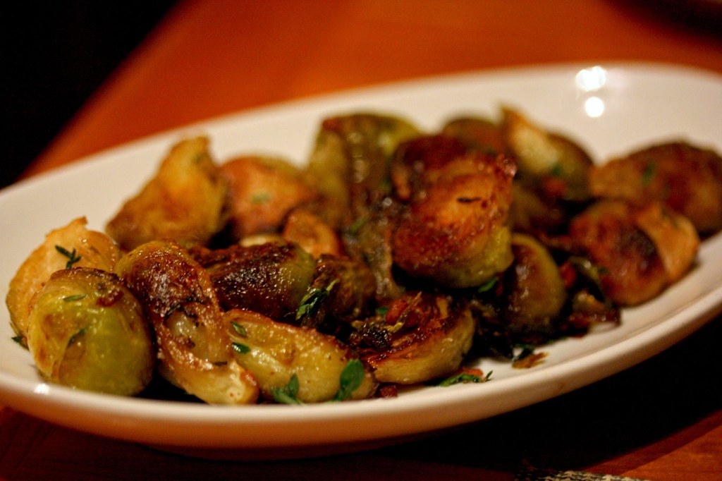 Roasted Brussels Sprouts with BACON