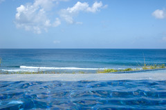 ocean view from infinity pool, sheraton laguna guam