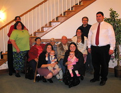 The family at church