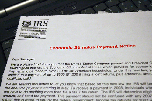 Economic Stimulus Payment Notice