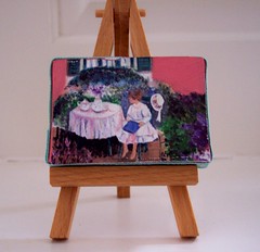 lily of giverny mini easel