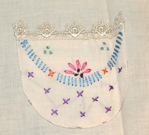 pocket embroidery
