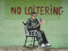 Banksy - New Orleans - No Loitering