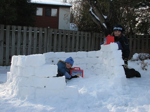 Snow forts made easy