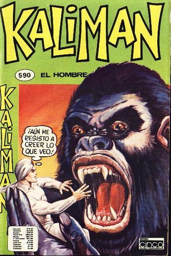 Portada Comics Kaliman El Hombre Increible Cinco 590