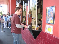 Tim buys tickets — normally $12.95, but they slashed prices to $5 for the final two weeks. (10/29/05)