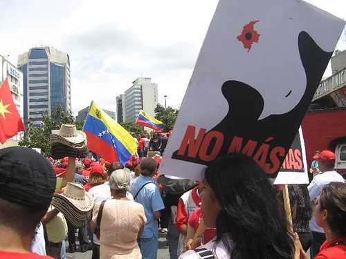 Marcha Caracas contra el paramilitarismo y por la Paz y el Acuerdo Humanitario
