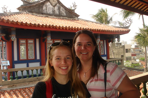 Julie and Me at Tainan's Chikan Tower