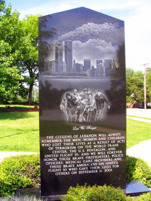Lebanon, TN September 11, 2001 memorial