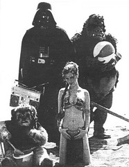 unseen scene: Leia, Ewok, Vader and Gamorrean