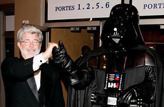 George Lucas con Darth Vader