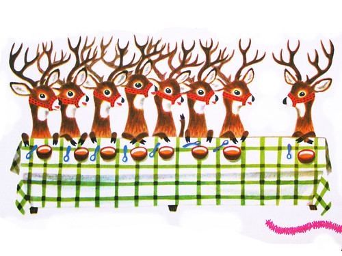 reindeers - from the Animals’ Merry Chri by pipnstuff, on Flickr