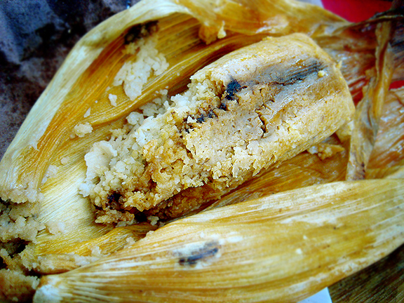 Tamale Mole with Chicken