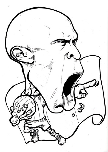 caricature Thierry Henry pen
