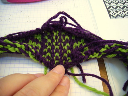 Steek - Post Crochet, Pre Cut