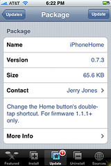 iPhoneHome Update 0.7.3