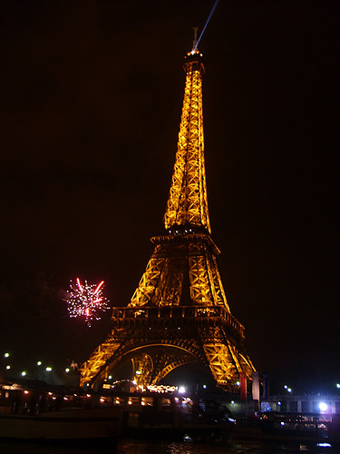 Eiffel Tower (Paris, France) at New Year's Eve 2007/08